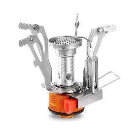 Camping Stoves Portable Backpacking Hiking Stoves Cooking Tools (Color: As pic show, Type: Stoves)
